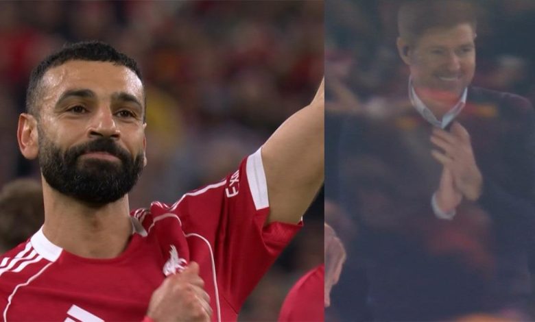 <p><strong>فيديو حصري: محمد صلاح يسجل هدفًا رائعًا لليفربول ويجذب إعجاب جيرارد أمام جالطة سراي</strong></p>