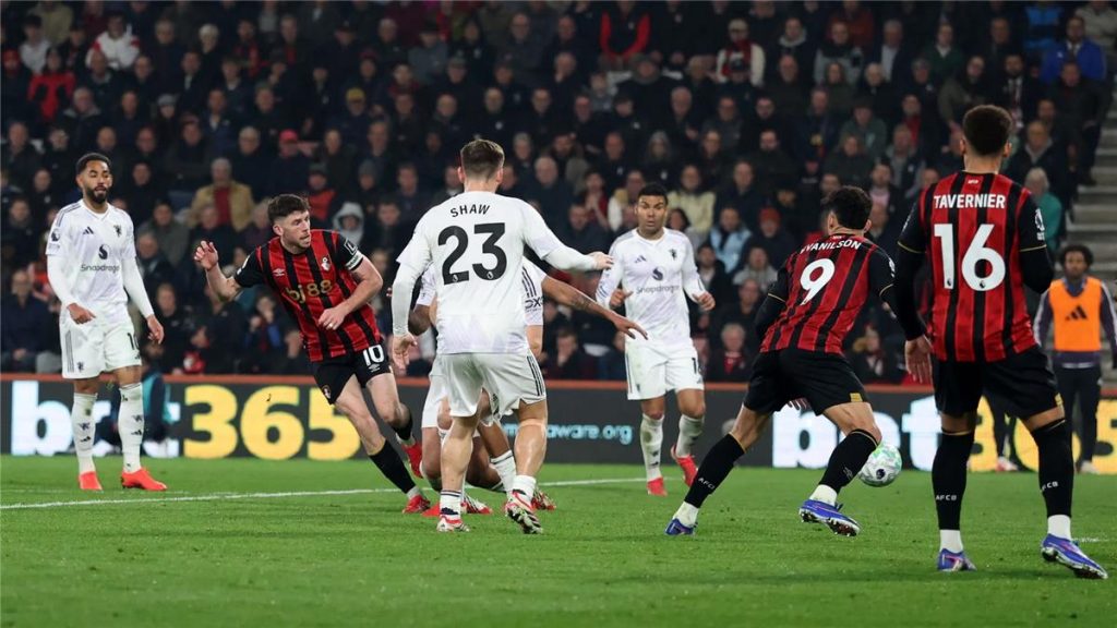 فيديو | مباراة مثيرة: مانشستر يونايتد يتعثر بتعادل محبط أمام بورنموث في الدوري الإنجليزي