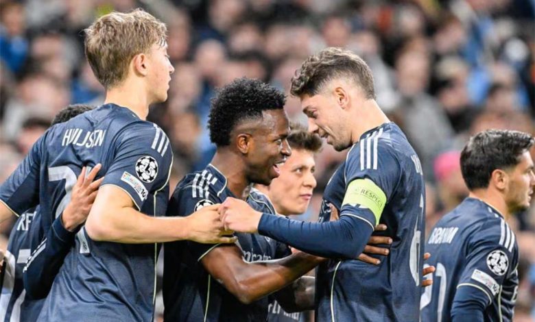 فينيسيوس: نجم ريال مدريد يحجم عن تنفيذ ركلة الجزاء ويستجيب لجماهير مانشستر سيتي