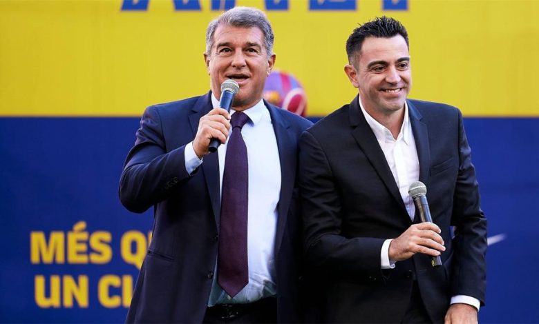 لابورتا: صدمت من تصريحات تشافي وفوزنا بنفس الفريق مع فليك