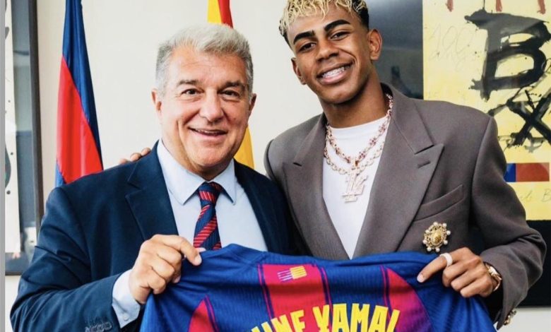 لابورتا: لامين يامال موهبة فريدة.. وسرور بموقف ميسي في الانتخابات