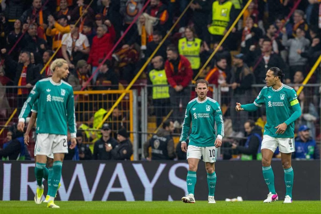 لاعب ليفربول: عاشنا تحديات صعبة أمام جالطة سراي، والتركيز بعيد عن كأس العالم