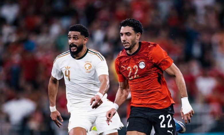 نجوم الأهلي الأربعة يتصدرون تقييمات مباراة مصر والسعودية الودية