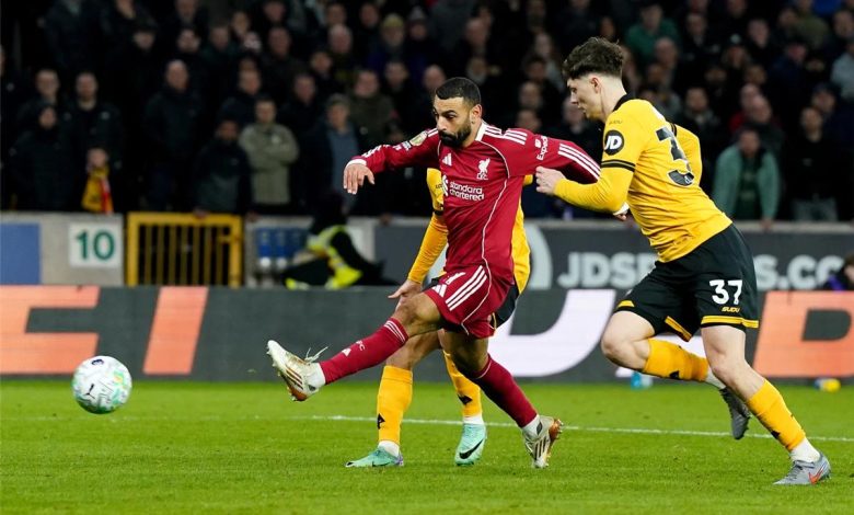 وارنوك: محمد صلاح كان مصدر قلق لي في مواجهة ليفربول ضد ولفرهامبتون