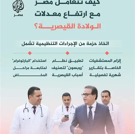 وزارة الصحة تطلق حملة تفتيشية لمراقبة عمليات الولادة القيصرية