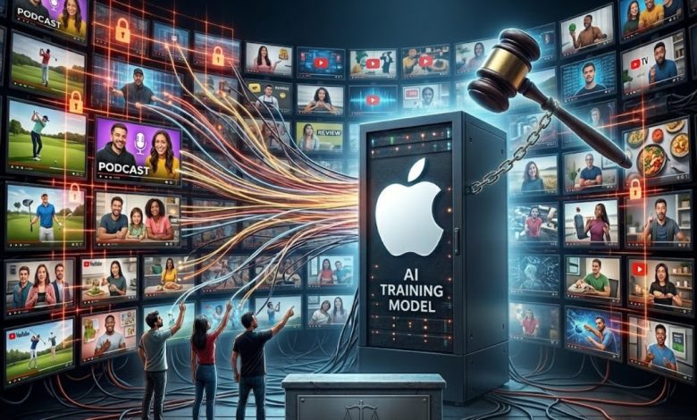 آبل تحت المجهر بتهمة استغلال محتوى يوتيوب لتدريب نماذج الذكاء الاصطناعي بدون إذن