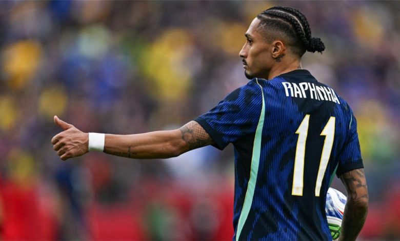 آخر المستجدات حول إصابة رافينها وموعد عودته للمشاركة مع برشلونة