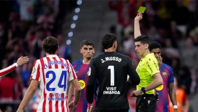 أتلتيكو مدريد يسخر من لجنة الحكام إثر حادثة مباراة برشلونة