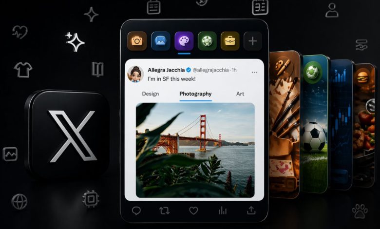 إطلاق ميزة "الخلاصات المُخصصة" على إكس لتنظيم المحتوى وفق اهتمامات المستخدمين