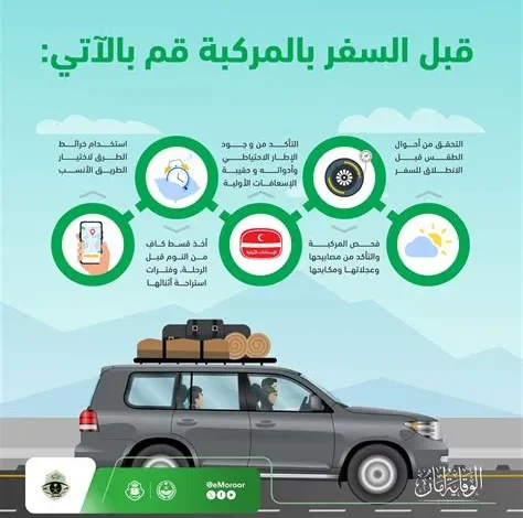 المرور السعودي يحث على فحص المركبات قبل السفر في الأجواء الماطرة