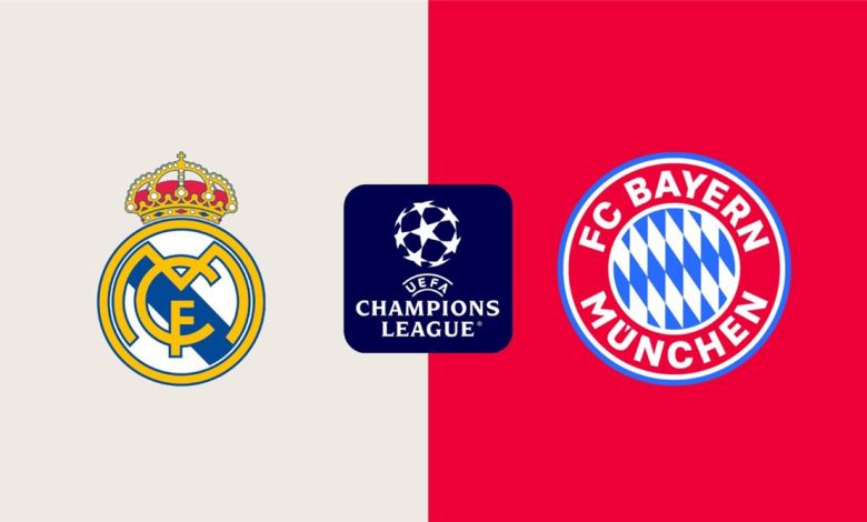 تغطية حصرية: القناة الناقلة لمباراة ريال مدريد وبايرن ميونخ اليوم في دوري أبطال أوروبا