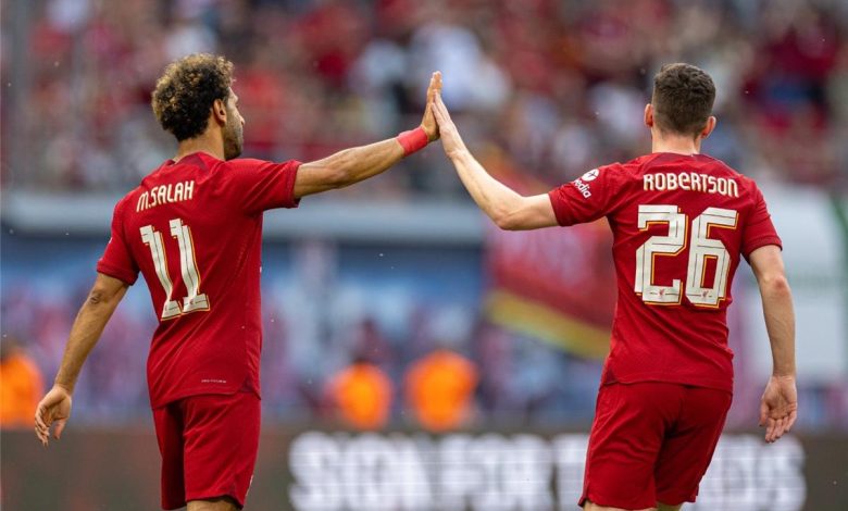 تفاعل روبرتسون مع الرسالة المؤثرة لمحمد صلاح قبيل مغادرته ليفربول
