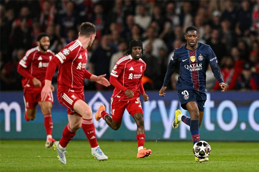 توقعات أوبتا حول الفائز في مباراة الإياب بين ليفربول وباريس سان جيرمان بدوري أبطال أوروبا
