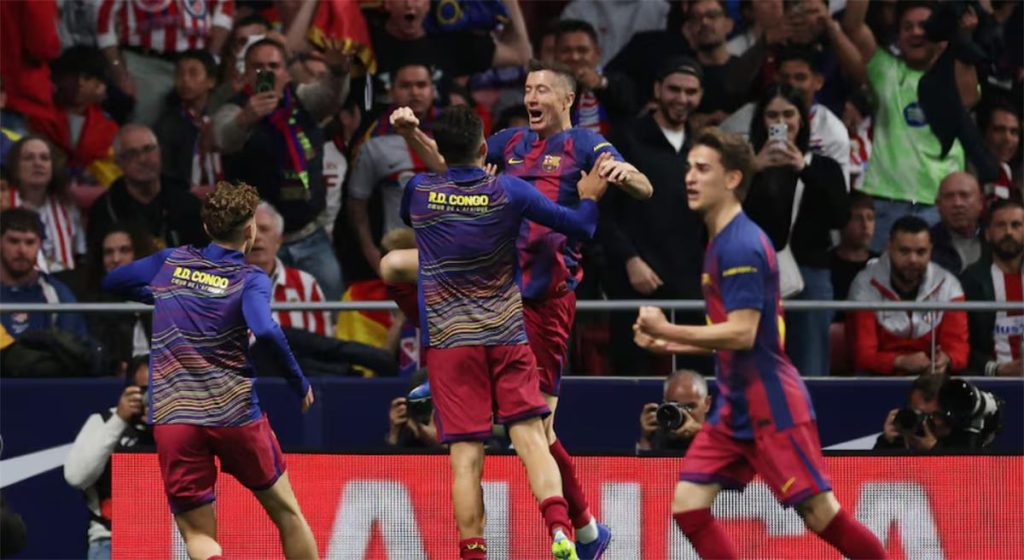 جدول مباراة برشلونة المقبلة بعد انتصاره الساحق على أتلتيكو مدريد في الدوري الإسباني