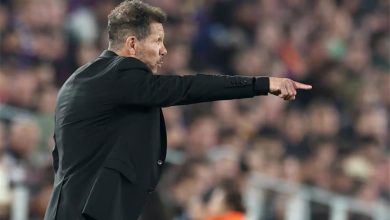 سيميوني: برشلونة سيخلق لنا تحديات كبيرة في مباراة العودة، وقرارات الحكم تتماشى مع منطق اللعبة