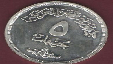 طرح عملة معدنية جديدة فئة 5 جنيهات في مصر بقرار من وزارة المالية
