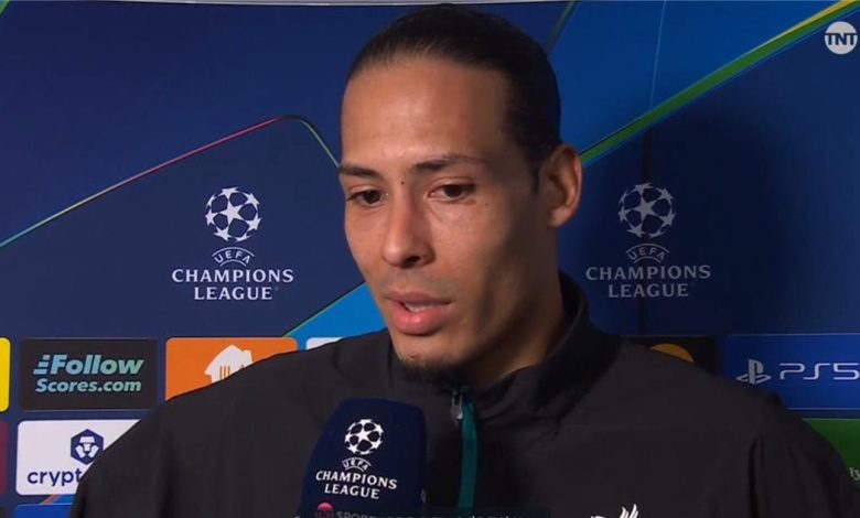 فان دايك بعد الخسارة أمام باريس سان جيرمان: لا يمكن تجاهل كونهم أبطال أوروبا