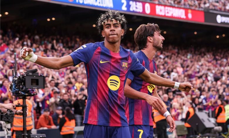 فيديو حصري: لامين يامال وراشفورد يسجلان الهدفين الثالث والرابع لبرشلونة في مرمى إسبانيول