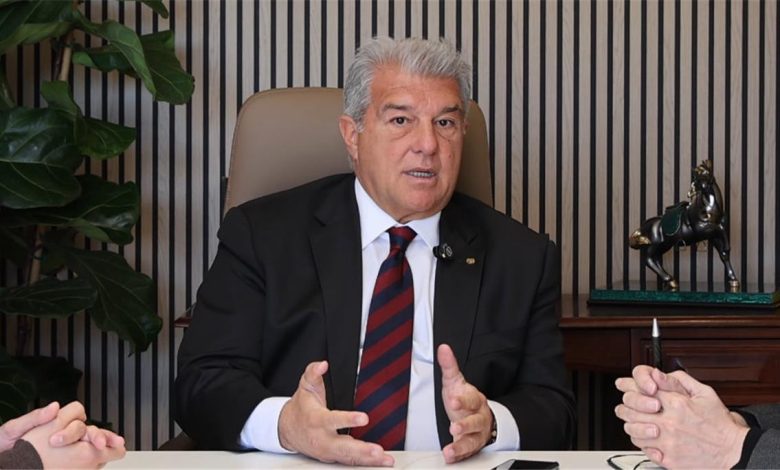 لابورتا: لن يتم تجديد عقد فليك حتى نهاية الموسم، وإصابة رافينها مصدر قلق كبير