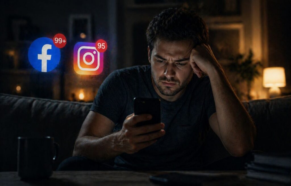 مستخدمو فيسبوك وإنستاجرام يهربون بسبب المحتوى المكرر وزيادة الإعلانات