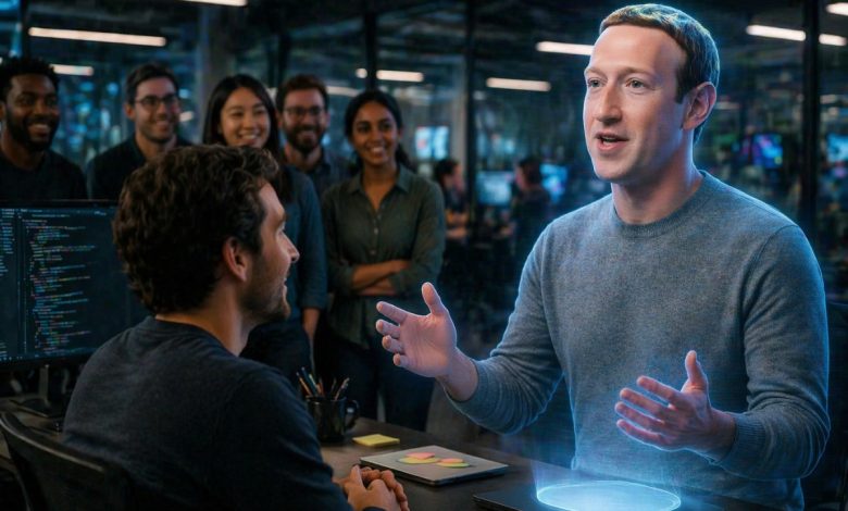 ميتـا تبتكر جسماً رقمياً ذكياً لمارك زوكربيرج لتعزيز التفاعل مع الموظفين