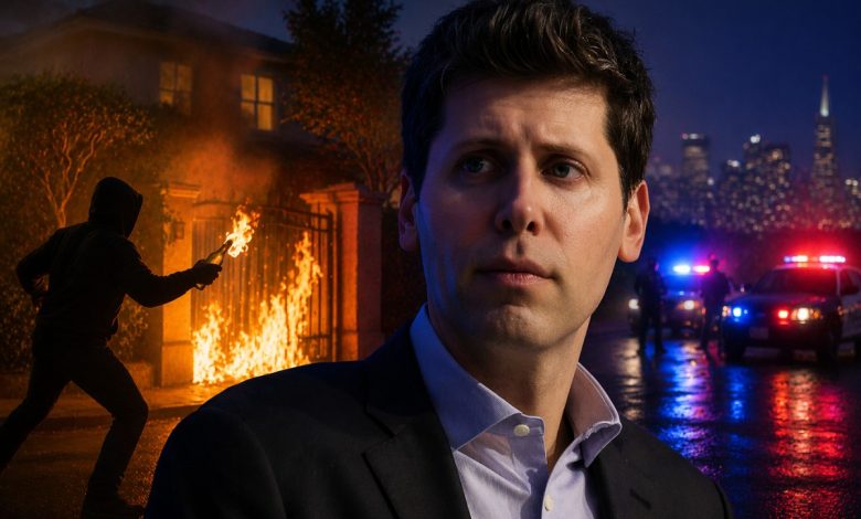 هجومان متتاليان بزجاجات حارقة وإطلاق نار يستهدفان سام ألتمان