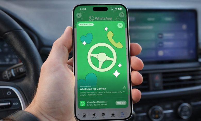 واتساب تكشف عن تحديث جديد لـ CarPlay بواجهة مبتكرة تساهم في تقليل الاعتماد على "سيري"
