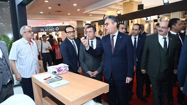وزير التموين يفتتح الدورة الـ18 لمعرض سيراميكا ماركت وهوميكس بمشاركة 90 شركة