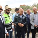 وزير النقل يقوم بزيارة ميدانية لمواقع العمل على الطريق الساحلي القنطرة شرق/ العريش/ رفح